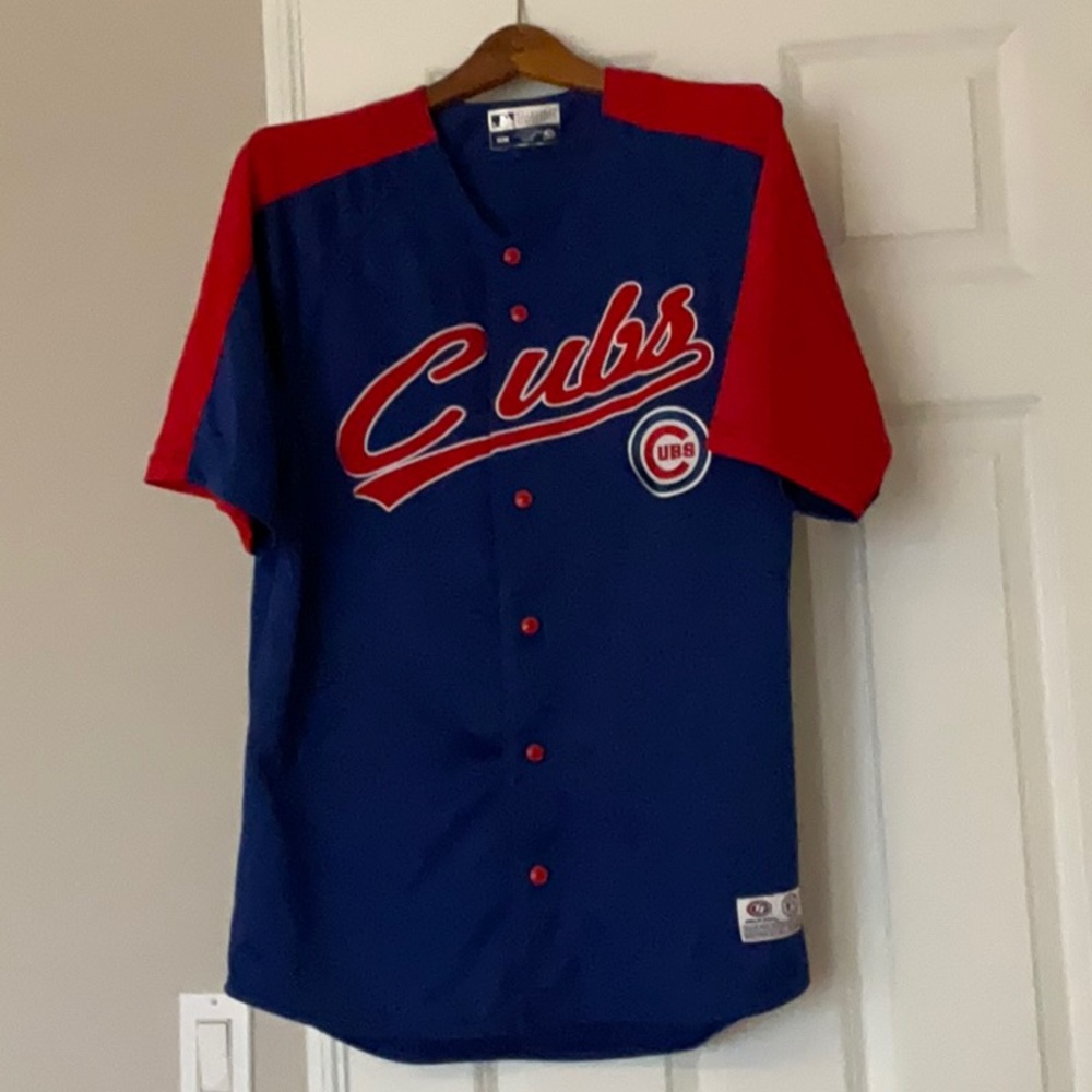 Cubs Blue and Red Jersey - Genuine Merchandise